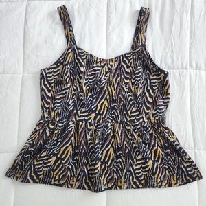 Anthropologie Peplum Top - Size M